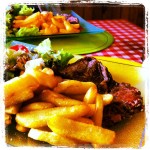 Lunch Stop - Entrecôte and Frites on the Cols d'Aspin
