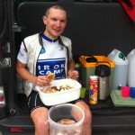 Pyrenees Multisport Iron Camp - refuelling stop