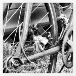 Broken rear Derailleur at Ironman 70.3 UK, Wimbleball