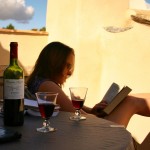 Relaxing in Lourmarin