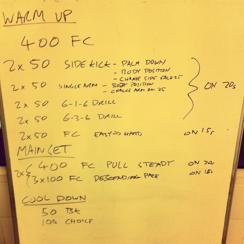 Weekly Swim Sets: September 26th, 2013