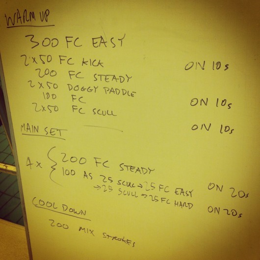 Swim Session - Tuesday 15th October 2013