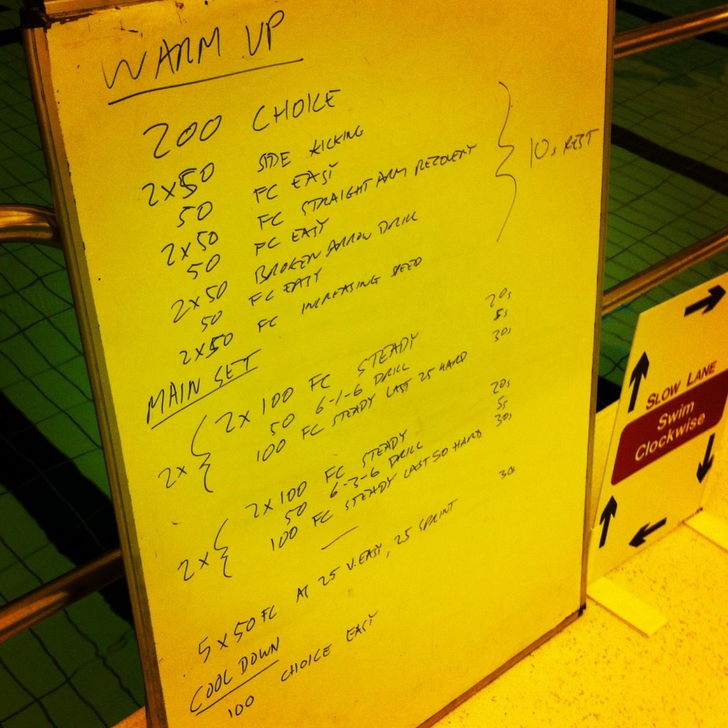 Weekly Swim Sets: October 24th, 2013