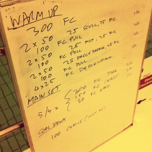 Tuesday, 17th December 2013 - Endurance Session