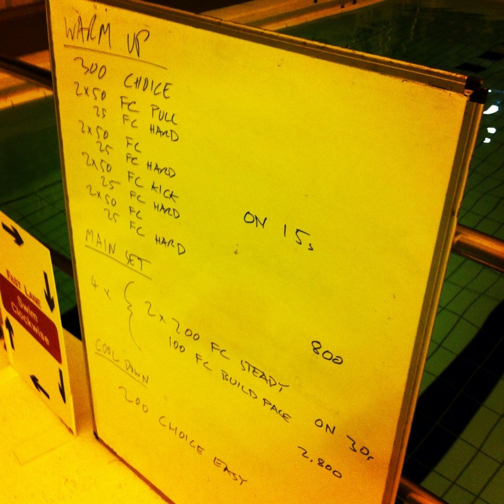 Weekly Swim Set – Thursday, 5th December 2013