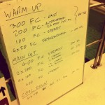 Swim Set - Tuesday, 10th December 2013