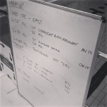 Tuesday, 21st January 2014 - Endurance Session