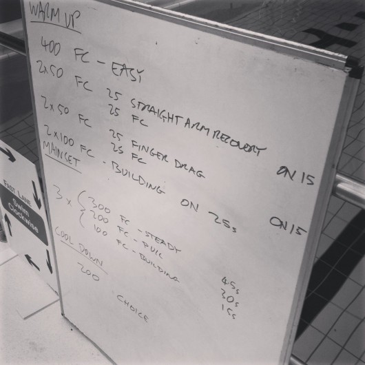 Tuesday, 21st January 2014 - Endurance Session