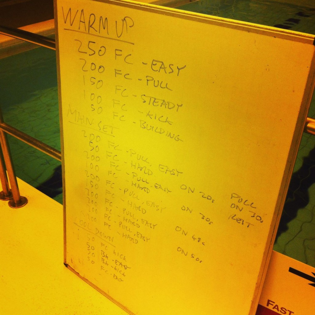 Weekly Swim Sets: Thursday, 29th May 2014