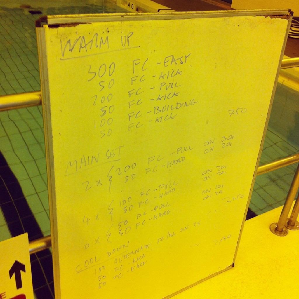 Weekly Swim Sets: Thursday, 5th June 2014