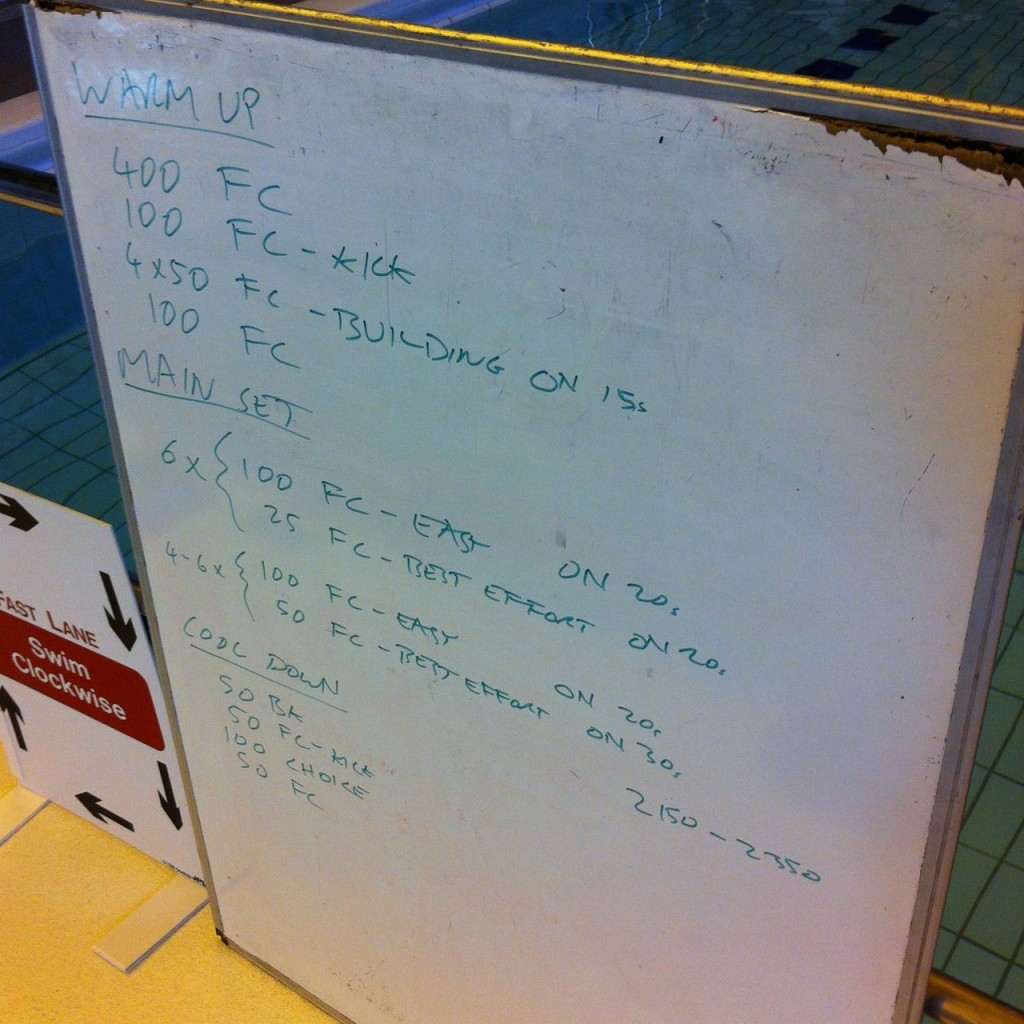 Weekly Swim Sets: Thursday, 3rd July 2014