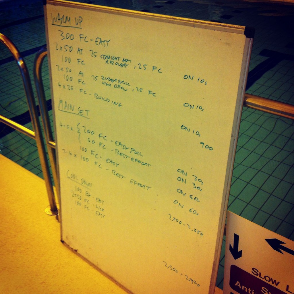 Weekly Swim Sets: Thursday, 10th July 2014