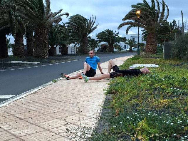 First Finishers at the 5.4K Race