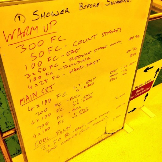 Tuesday, 10th February 2015 - Endurance Swim Session