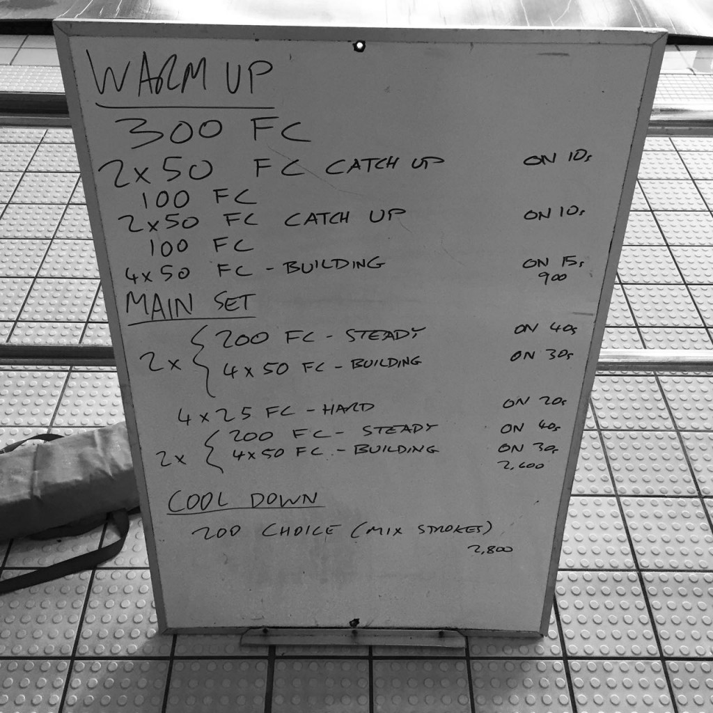 Weekly Swim Sets: Thursday, 14th May 2015