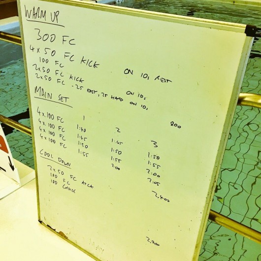 Tuesday, 21 July 2015 - Endurance Swim Session