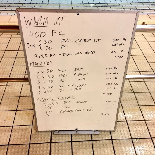 Wednesday, 9th December 2015 - Swim Session