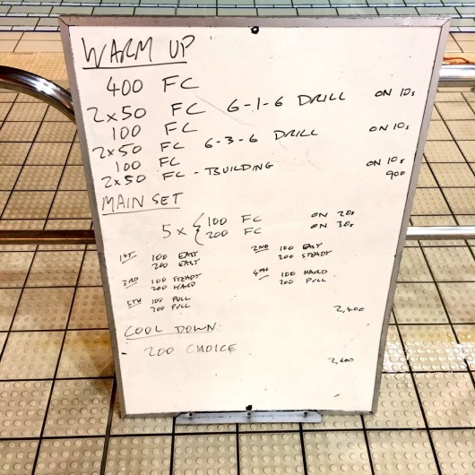 Wednesday, 13th January 2016 - Swim Session