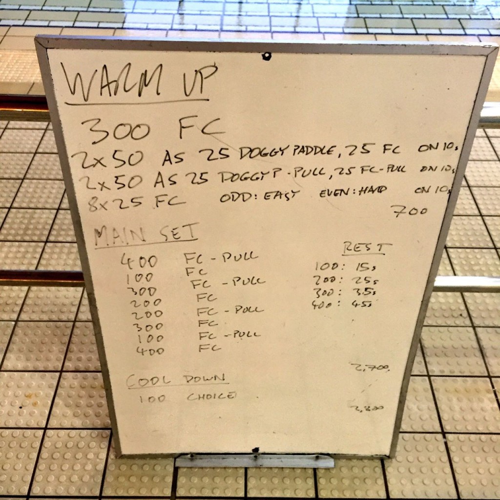 Weekly Swim Sets: Friday, 26th February 2016