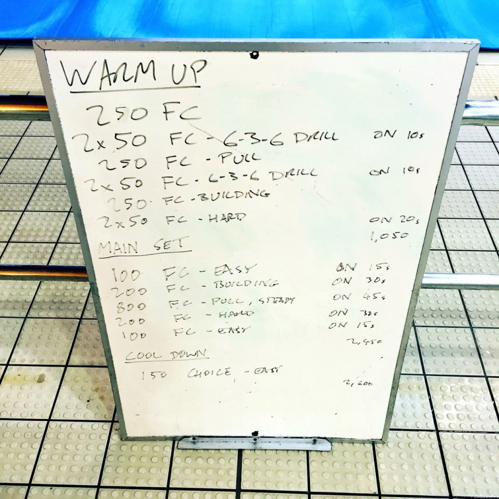 Weekly Swim Sets: Friday, 25th March 2016
