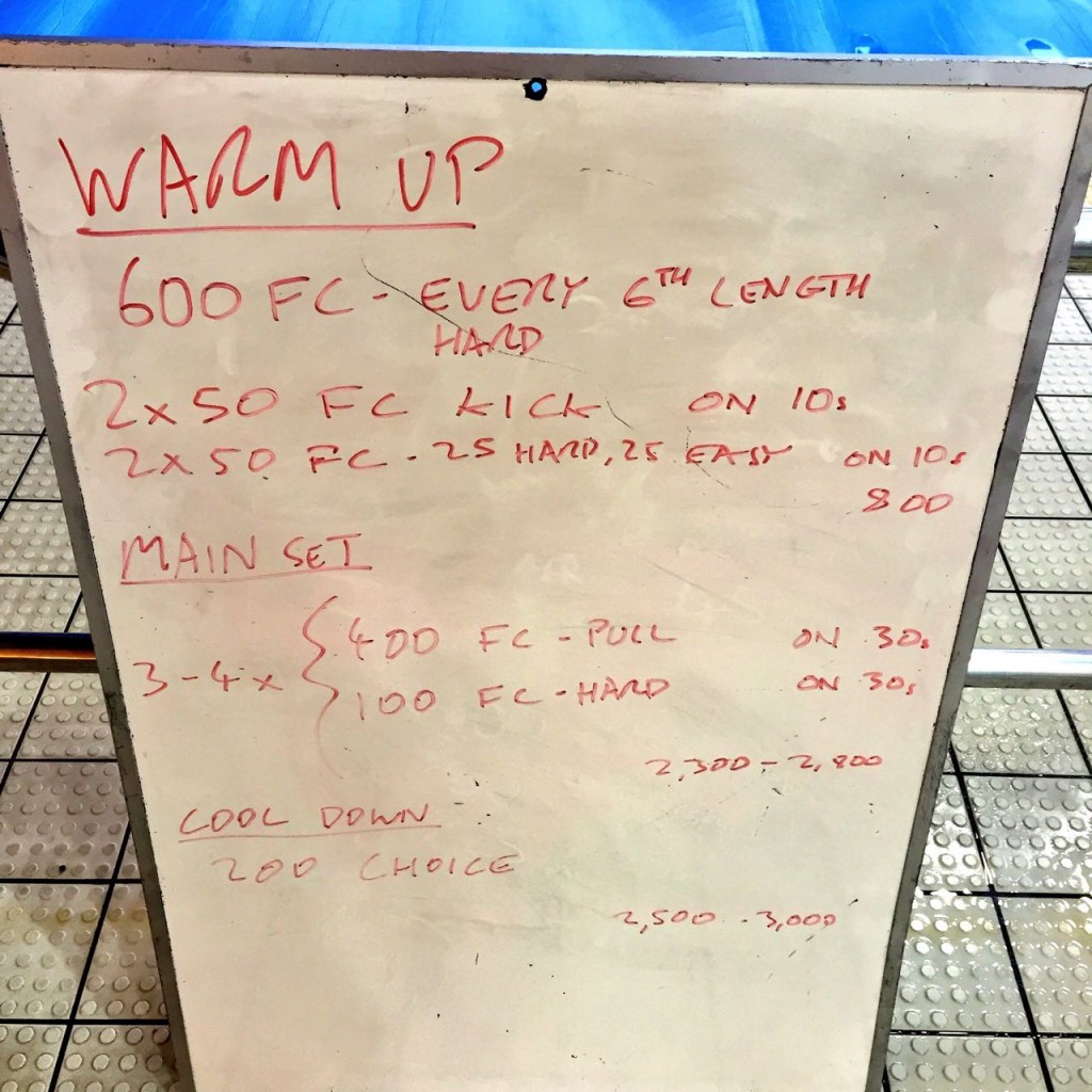 Weekly Swim Sets: Friday, 15th April 2016