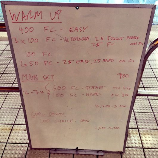 Wednesday, 27th April 2016 - Swim Session