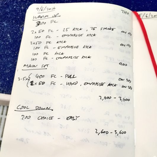 Thursday, 9th June 2016 - Swim Session