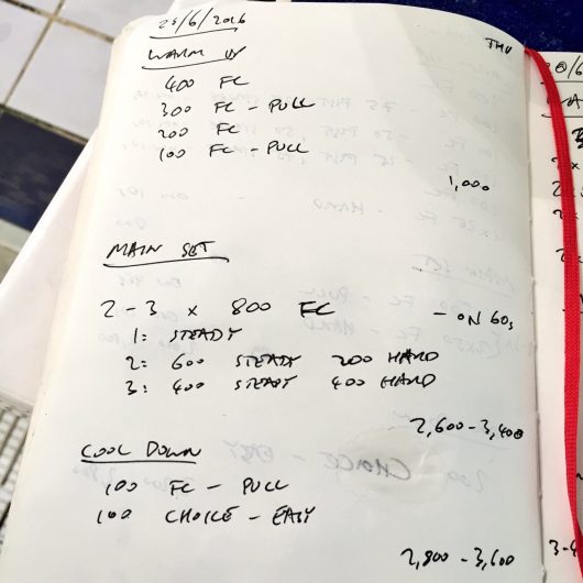 Thursday, 23rd June 2016 - Swim Session