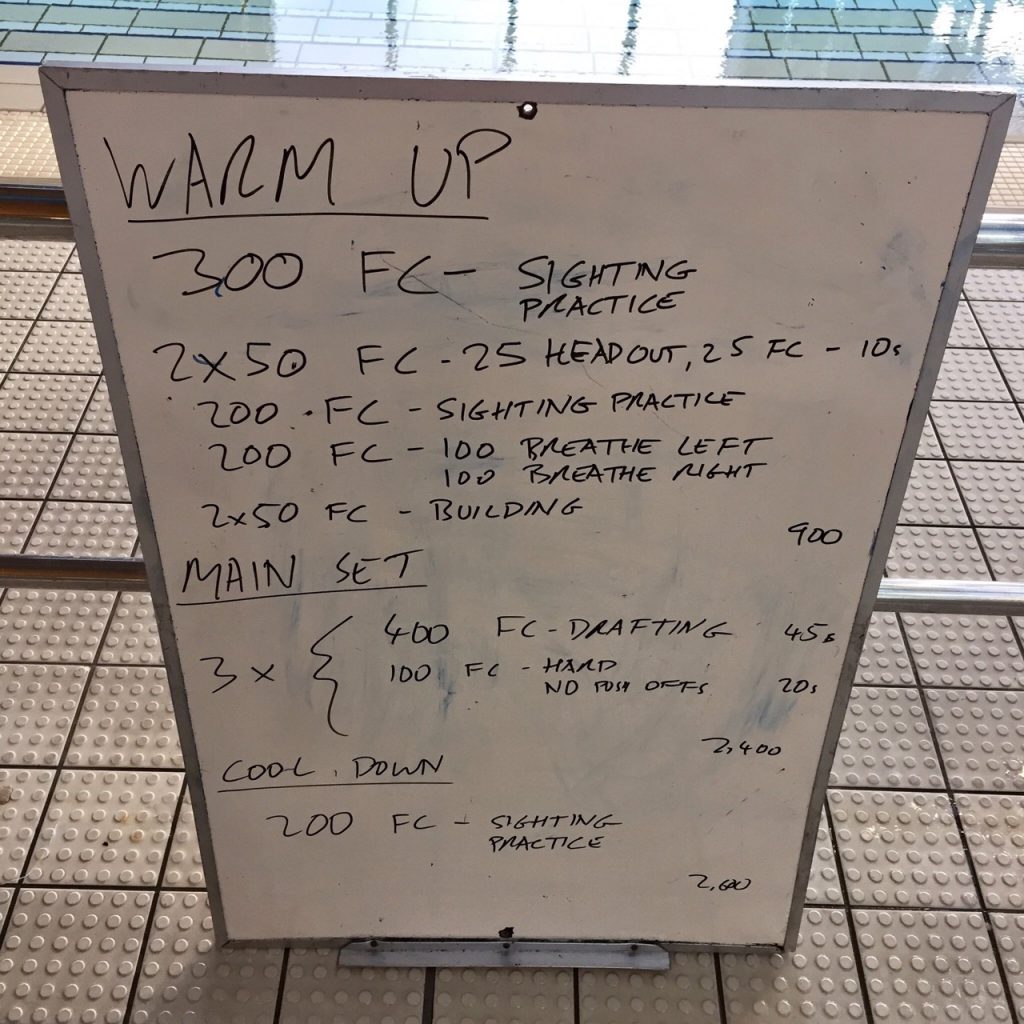 Weekly Swim Sets: Friday, 8th July 2016