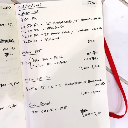 Thursday, 28th July 2016 - Triathlon Swim Session