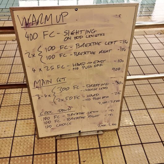 Wednesday, 3rd August 2016 - Triathlon Swim Session