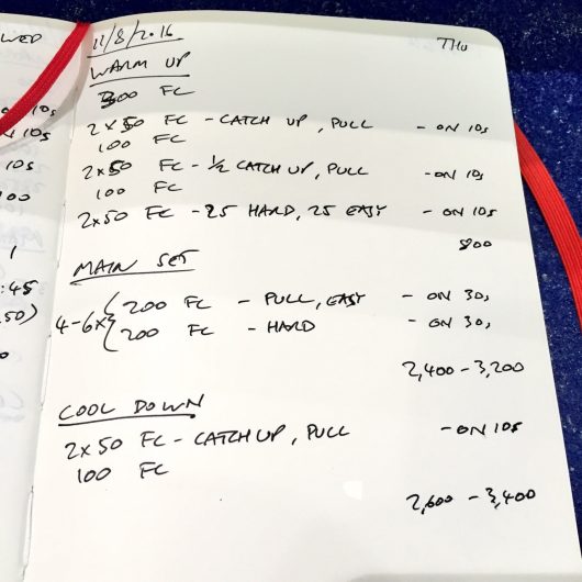 Thursday, 11th August 2016 - Triathlon Swim Session