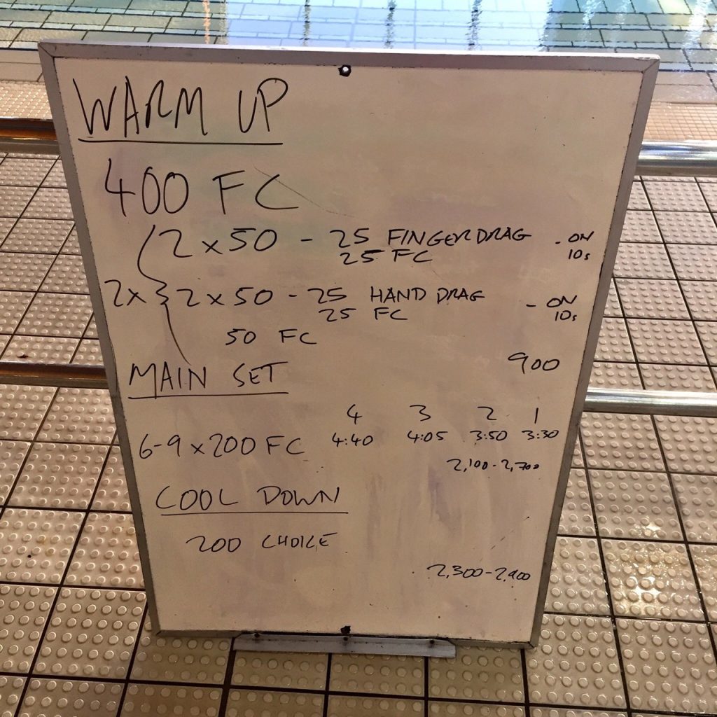 Weekly Swim Sets: Friday, 19th August 2016