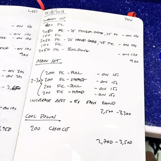 Thursday, 25th August 2016 - Triathlon Swim Session