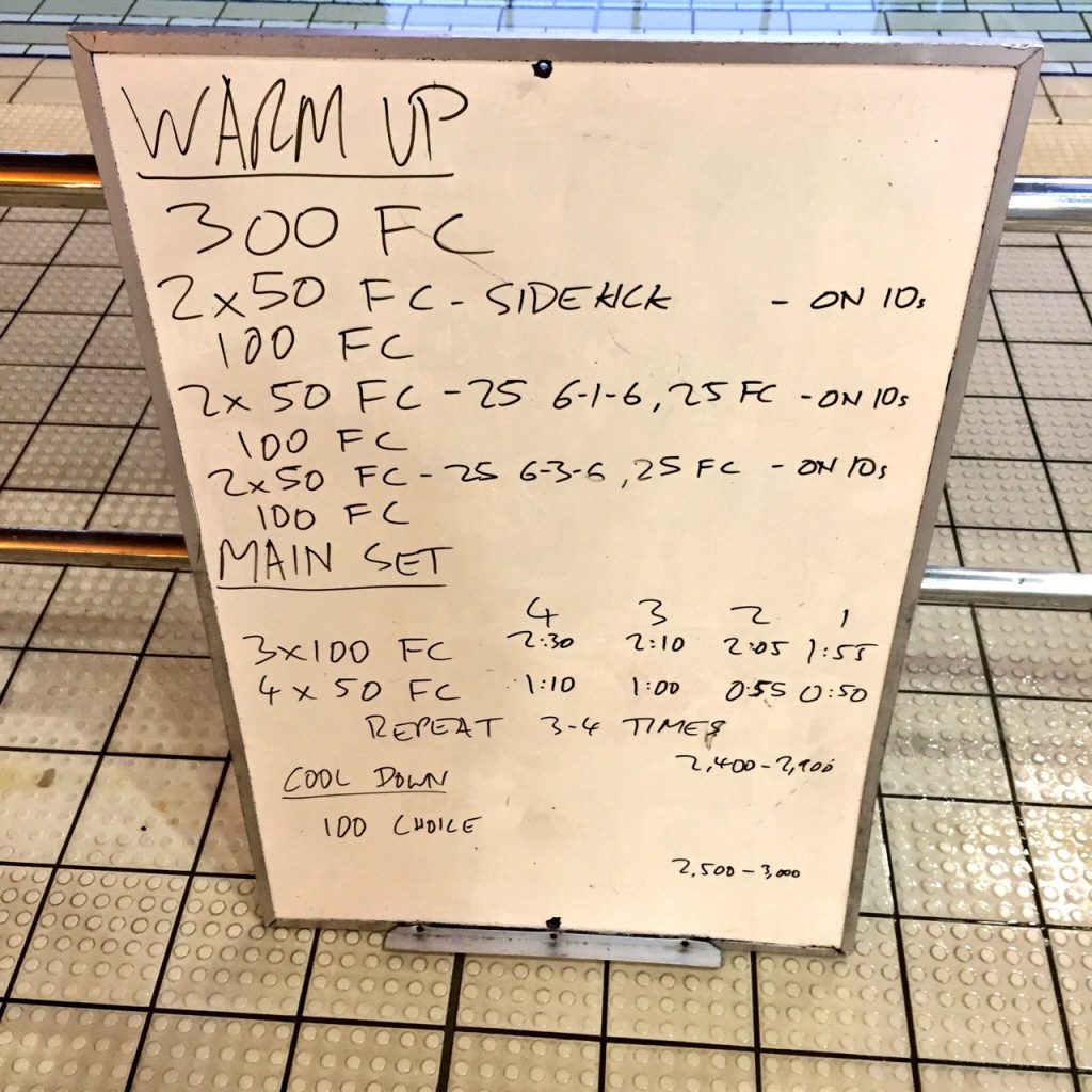 Weekly Swim Sets: Friday, 9th September 2016