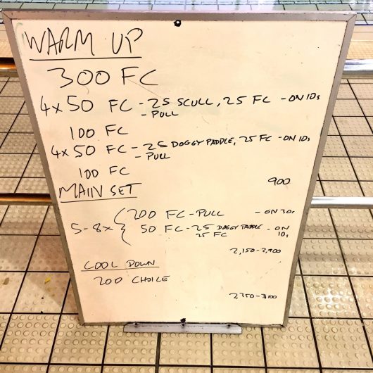 Wednesday, 14th September 2016 - Triathlon Swim Session