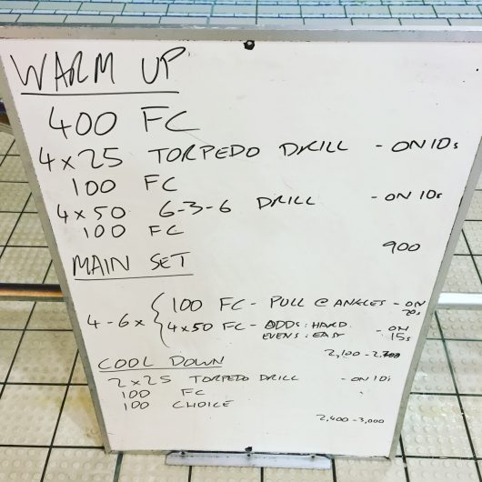 Wednesday, 19th October 2016 - Triathlon Swim Session