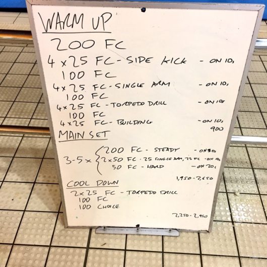 Wednesday, 14th December 2016 - Triathlon Swim Session