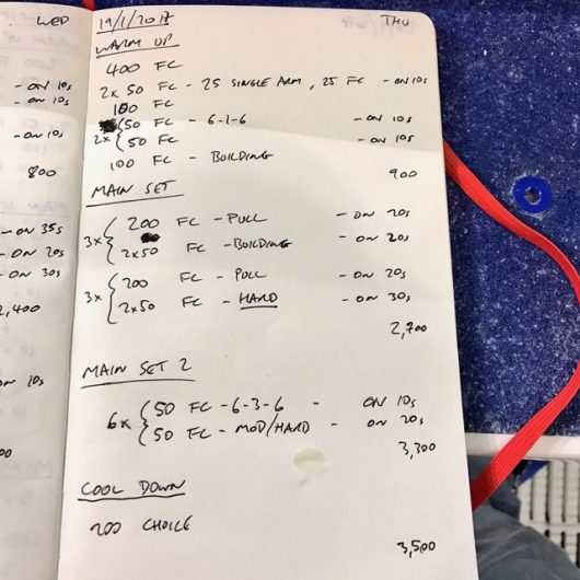 Thursday, 19th January 2017 - Triathlon Swim Session