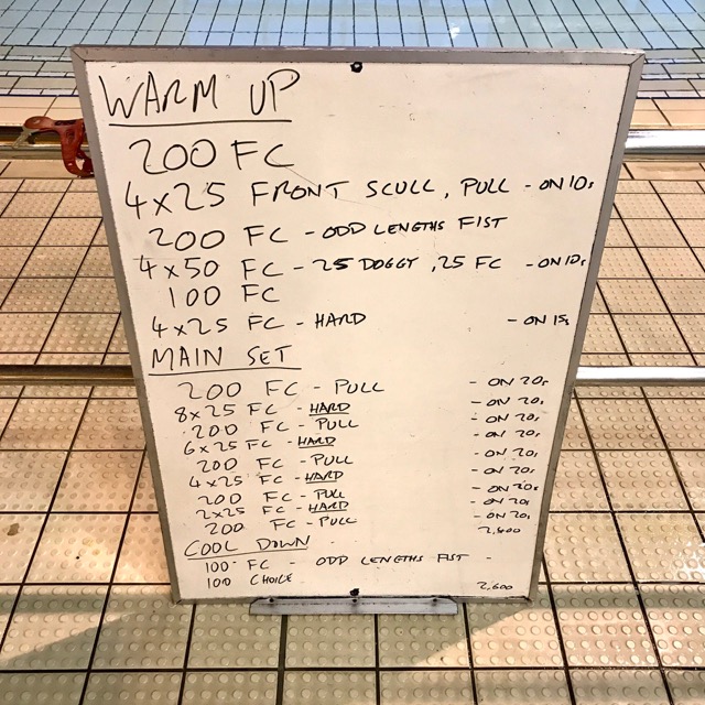 CoachCox  Weekly Swim Sets: Tuesday, 28th February 2017