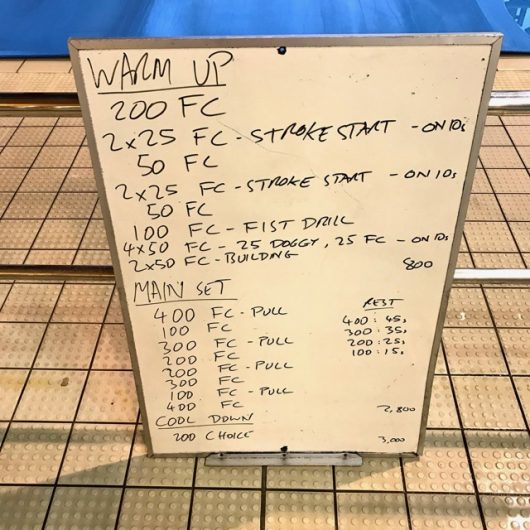 Wednesday, 1st March 2017 - Triathlon Swim Session
