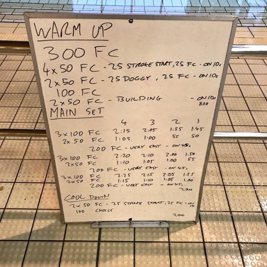Wednesday, 15th March 2017 - Triathlon Swim Session