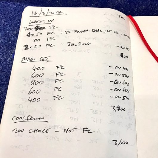 Thursday, 16th March 2017 - Triathlon Swim Session