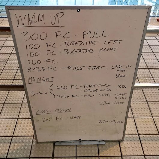 Wednesday, 26th April 2017 - Triathlon Swim Session