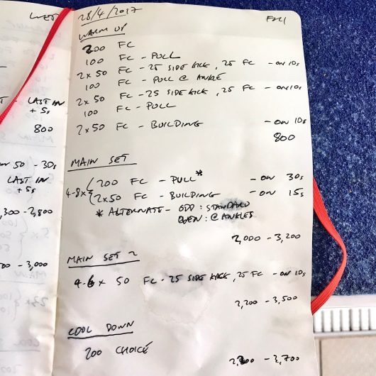 Friday, 28th April 2017 - Triathlon Swim Session