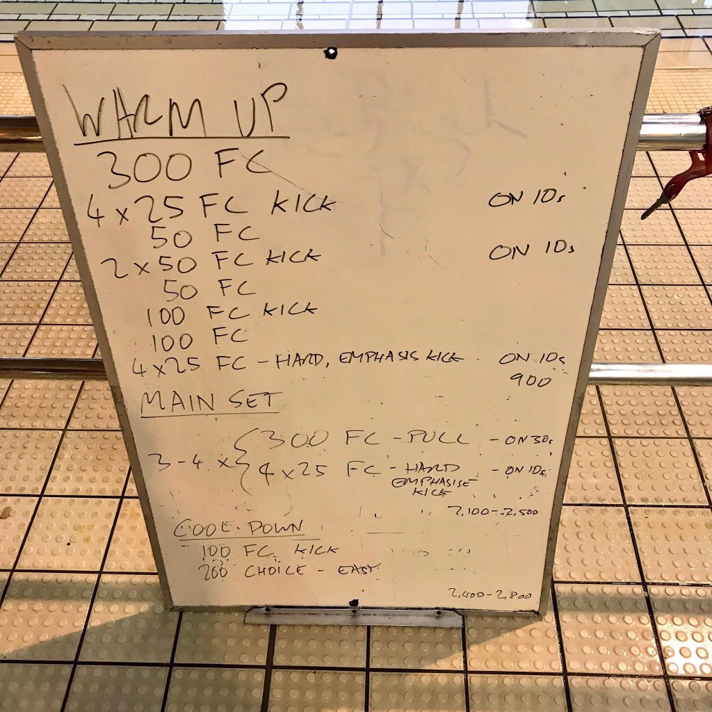 Weekly Swim Sets: Friday, 26th May 2017