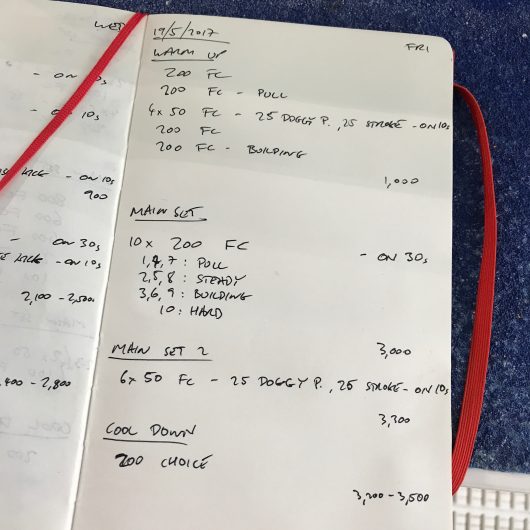 Friday, 19th May 2017 - Triathlon Swim Session