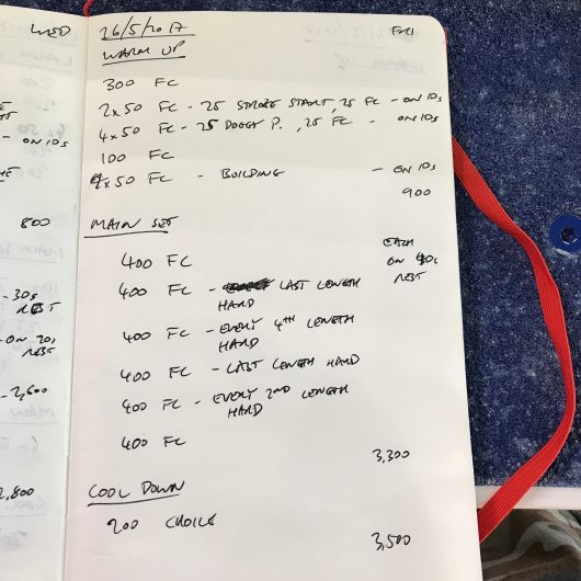 Friday, 26th May 2017 - Triathlon Swim Session