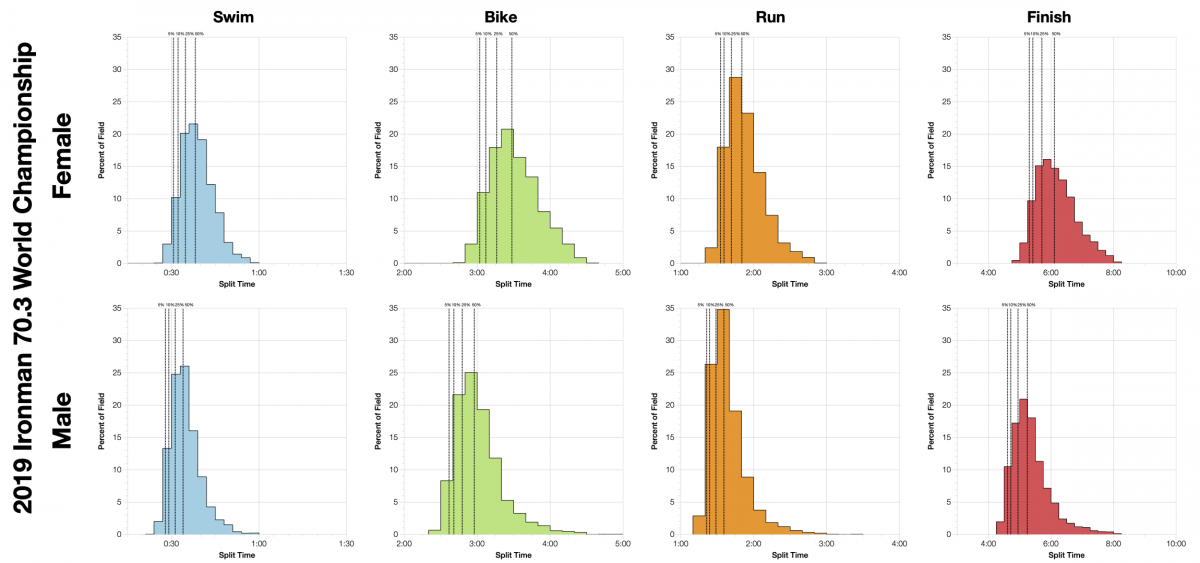 2019 Ironman 70.3 World Championship: Age Group Results Analysis